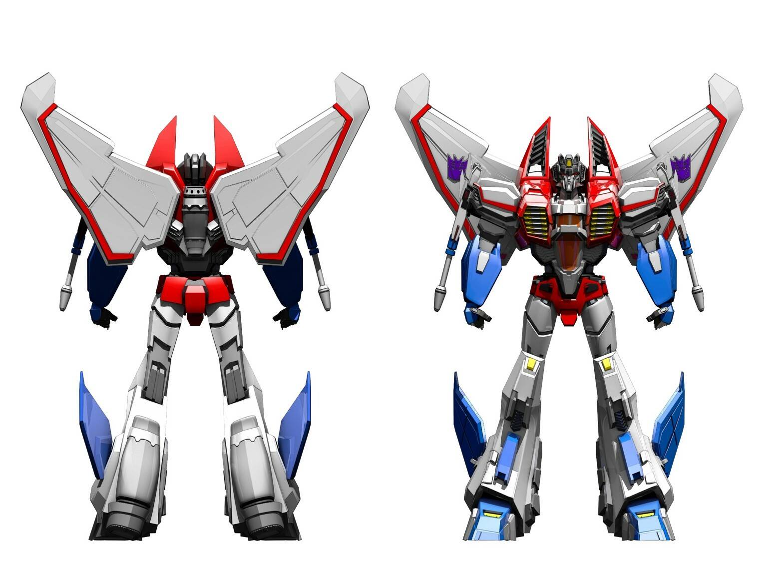 Starscream turns.